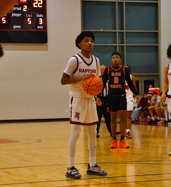 Victor Diaz-Hernandez #12 attempting a free throw